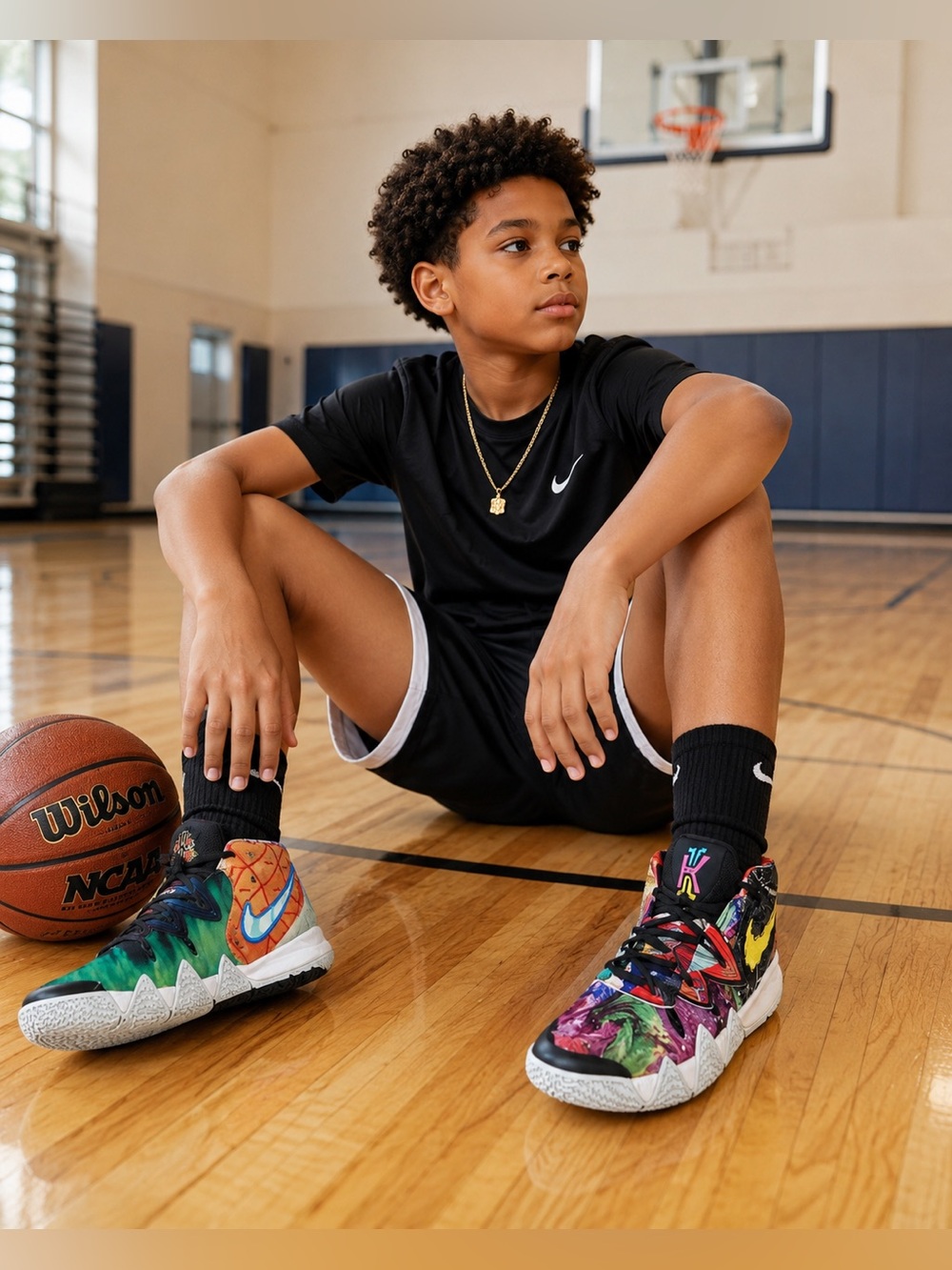 Nike Kybrid S2 “Best Of” Kyrie Basketball Sneakers | Youth Size 4 | COA